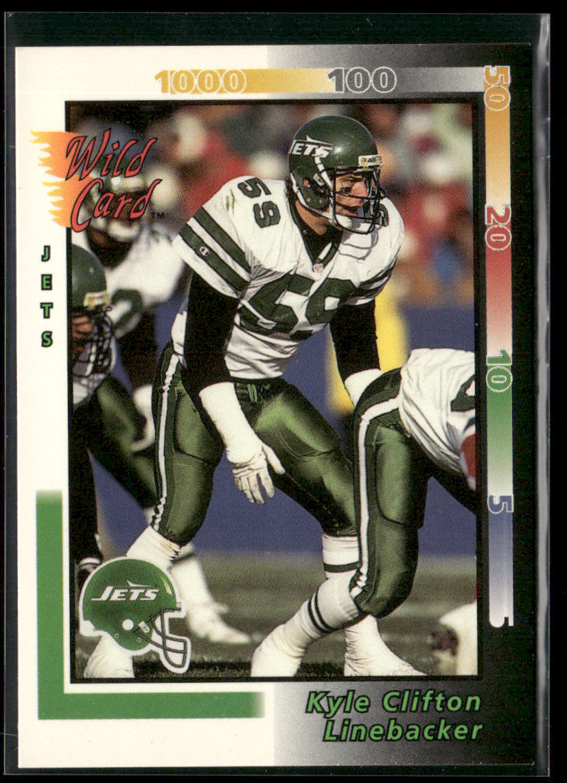 Kyle Clifton 1992 Wild Card #179 New York Jets