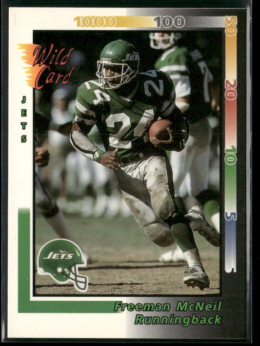 Freeman McNeil 1992 Wild Card #176 New York Jets