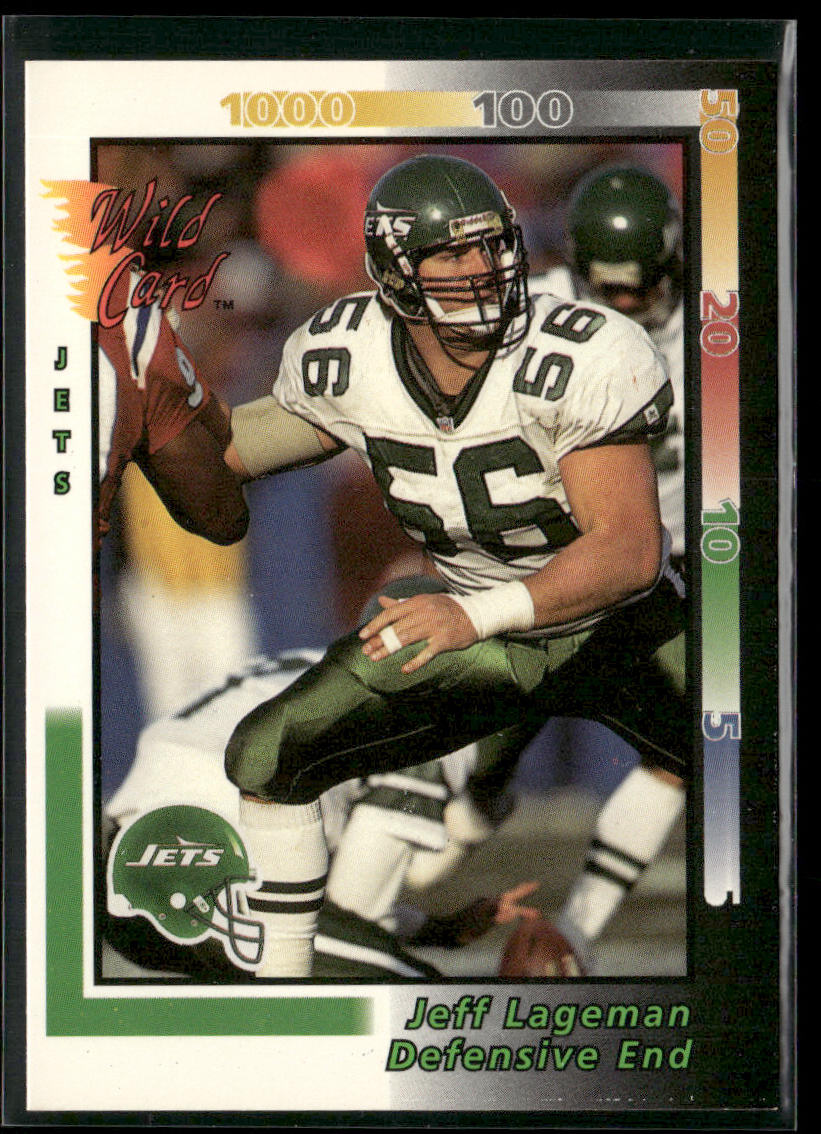 Jeff Lageman 1992 Wild Card #175 New York Jets