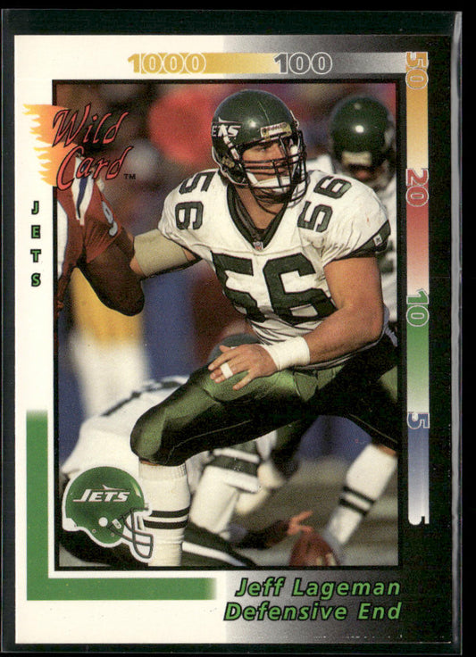 Jeff Lageman 1992 Wild Card #175 New York Jets