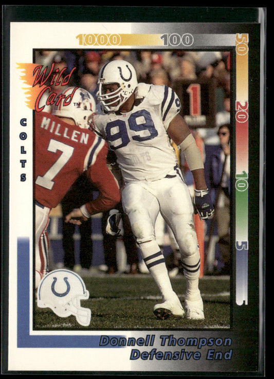 Donnell Thompson 1992 Wild Card #157 Indianapolis Colts