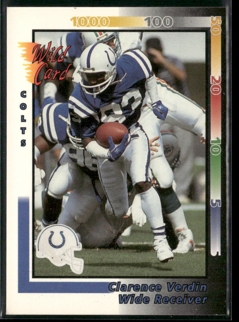 Clarence Verdin 1992 Wild Card #156 Indianapolis Colts