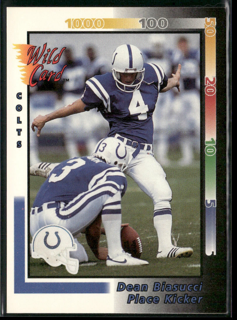 Dean Biasucci 1992 Wild Card #155 Indianapolis Colts