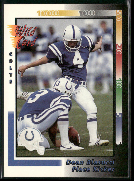 Dean Biasucci 1992 Wild Card #155 Indianapolis Colts