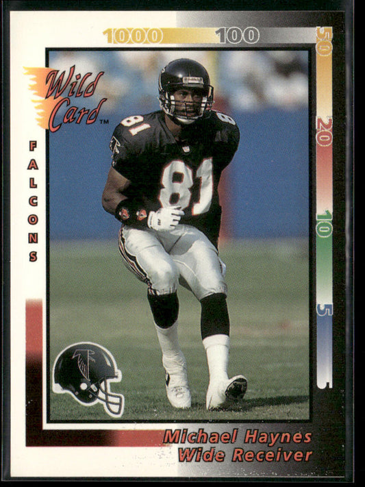 Michael Haynes 1992 Wild Card #153 Atlanta Falcons