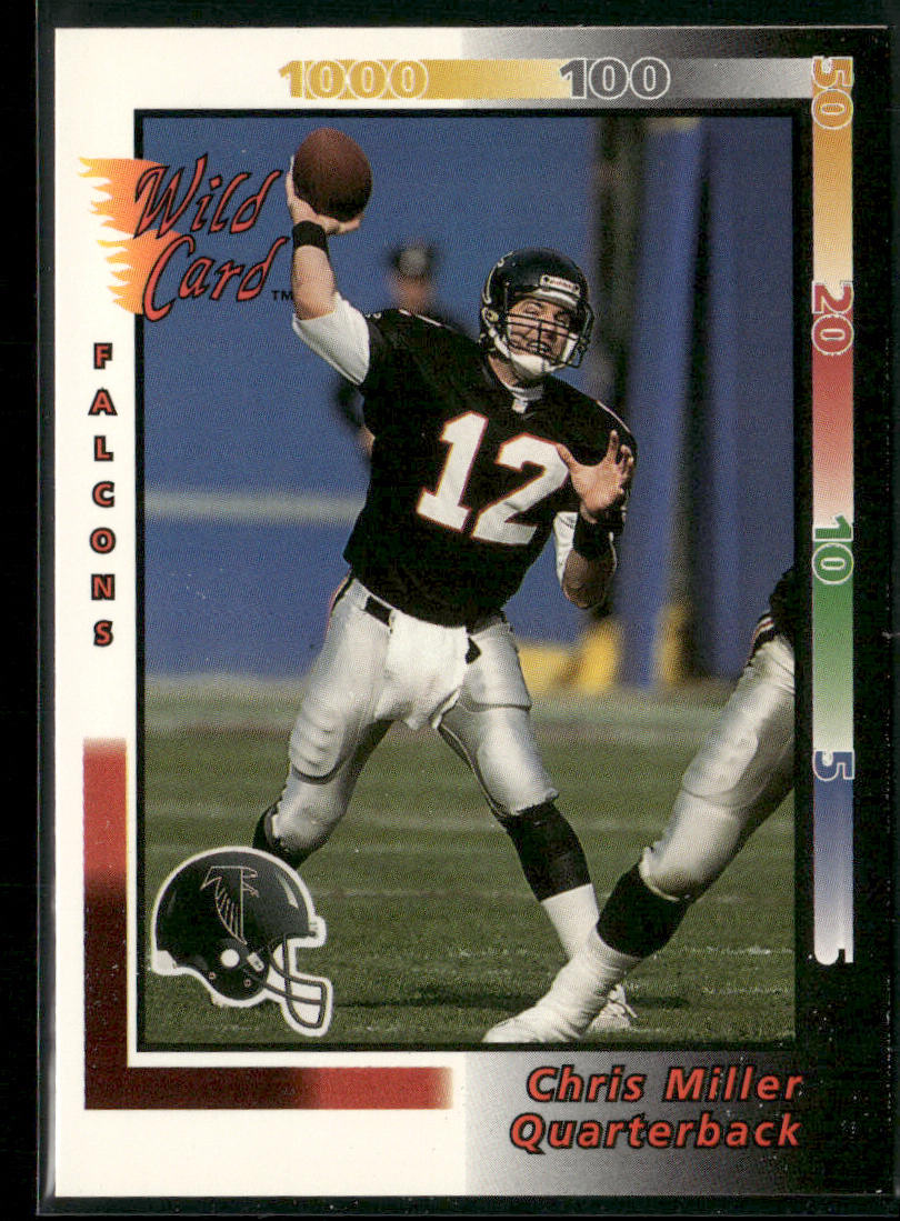 Chris Miller 1992 Wild Card #150 Atlanta Falcons