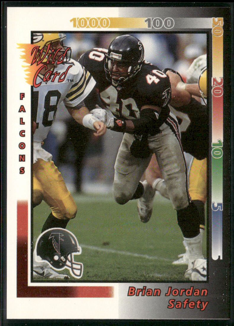 Brian Jordan 1992 Wild Card #149 Atlanta Falcons