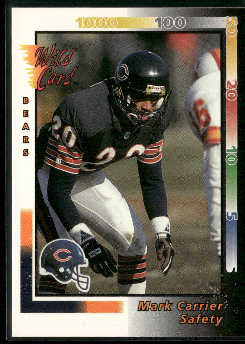 Mark Carrier 1992 Wild Card #142 Chicago Bears