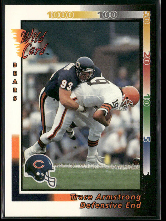 Trace Armstrong 1992 Wild Card #140 Chicago Bears