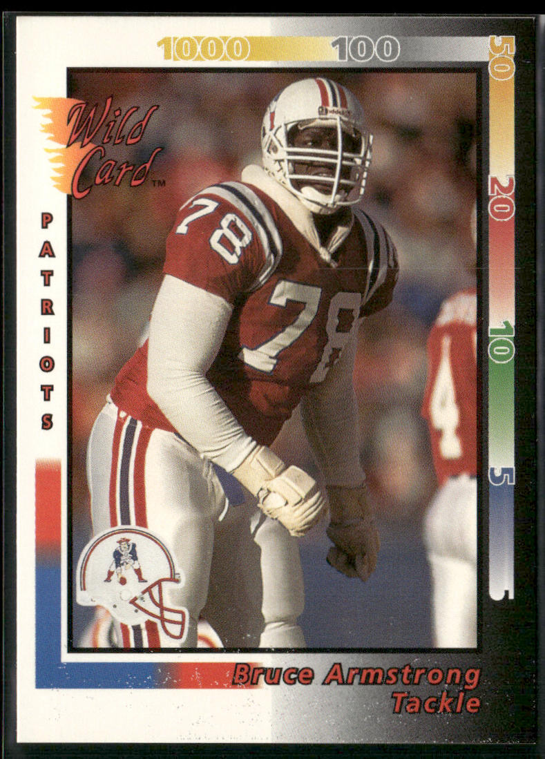 Bruce Armstrong 1992 Wild Card #128 New England Patriots