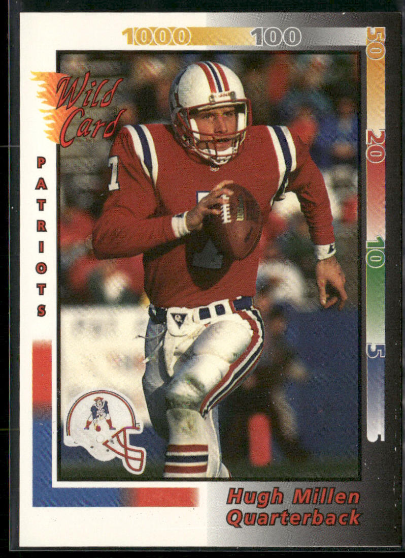 Hugh Millen 1992 Wild Card #125 New England Patriots