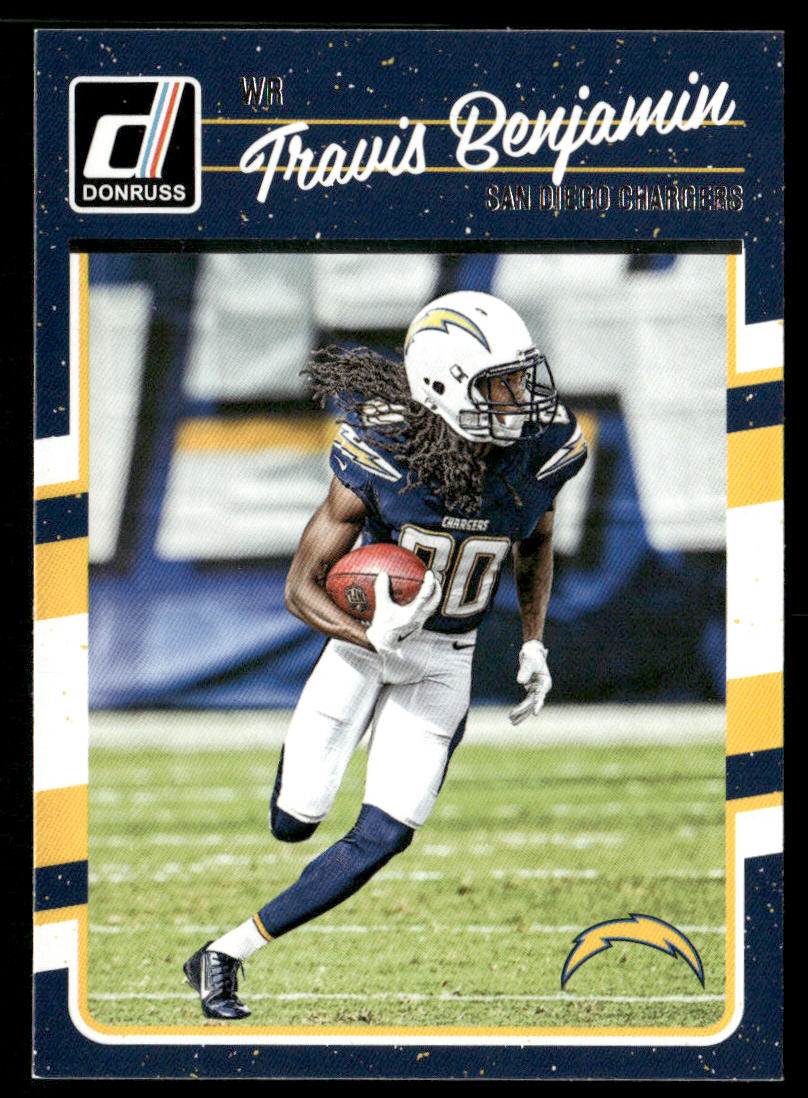 Travis Benjamin 2016 Donruss #245 San Diego Chargers