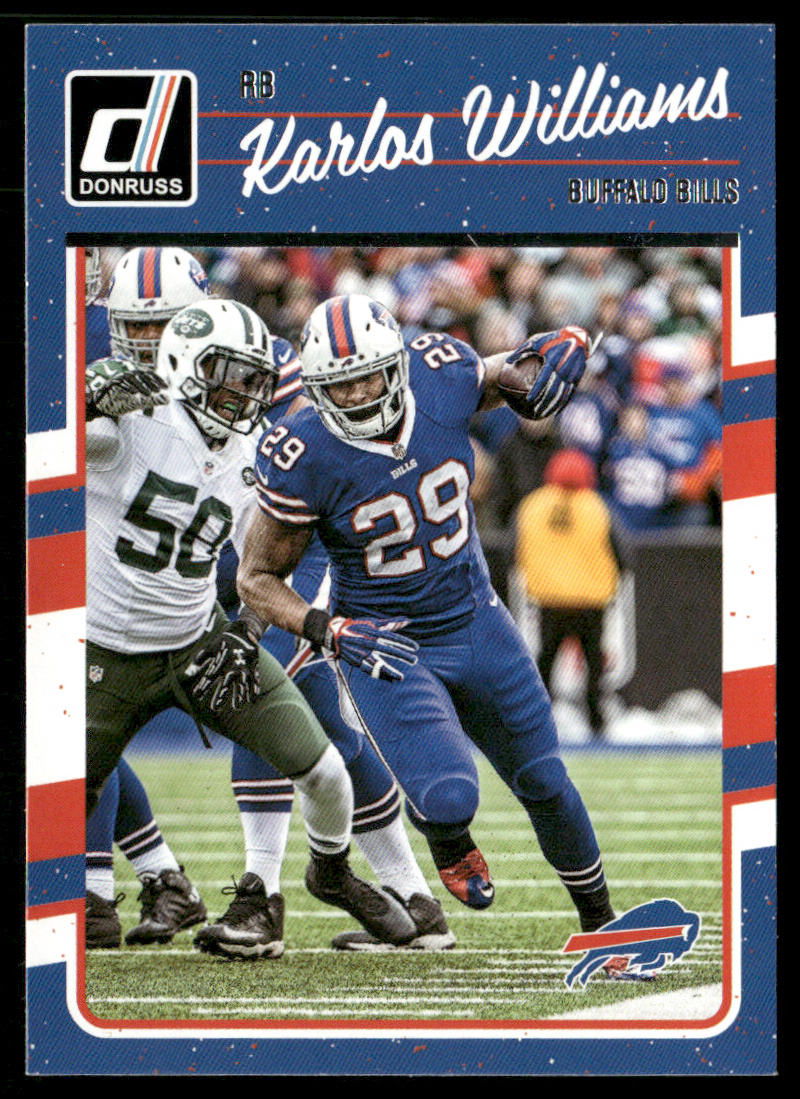 Karlos Williams 2016 Donruss #32 Buffalo Bills