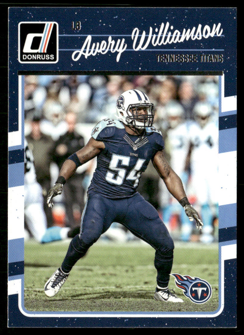 Avery Williamson 2016 Donruss #290 Tennessee Titans