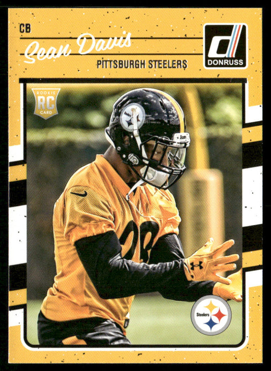 Sean Davis 2016 Donruss #338 RC Pittsburgh Steelers
