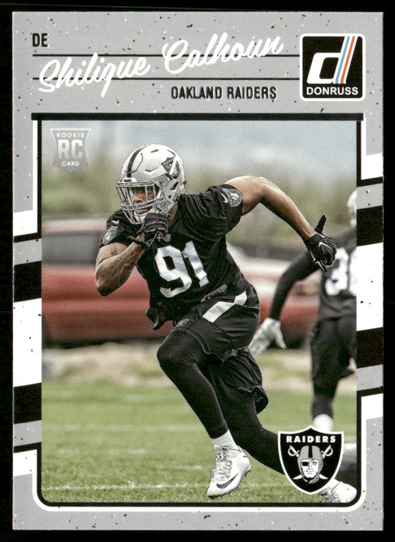 Shilique Calhoun 2016 Donruss #341 RC Oakland Raiders