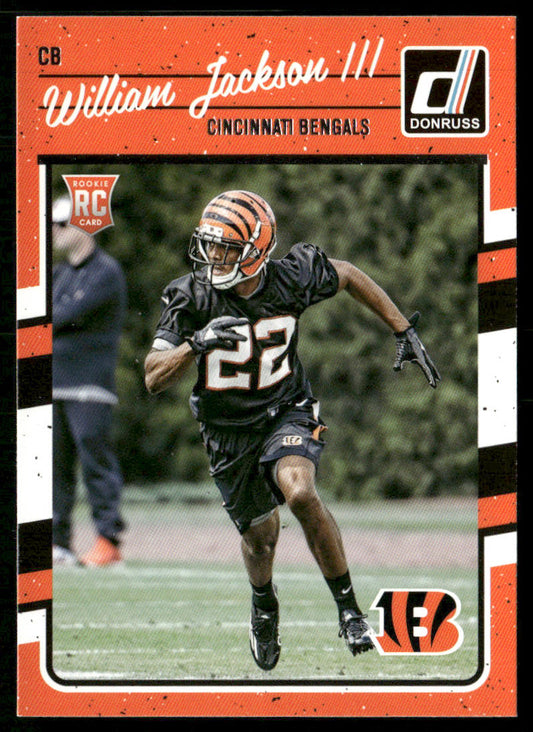 William Jackson III 2016 Donruss #348 RC Cincinnati Bengals