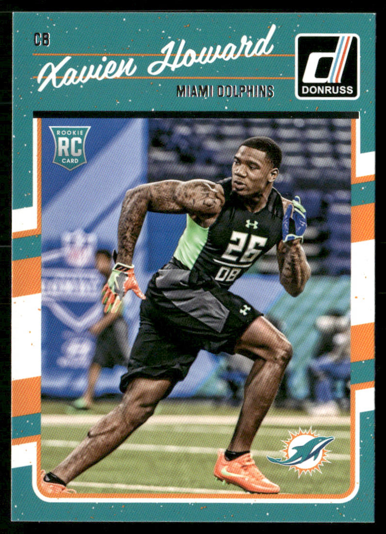 Xavien Howard 2016 Donruss #349 RC Miami Dolphins