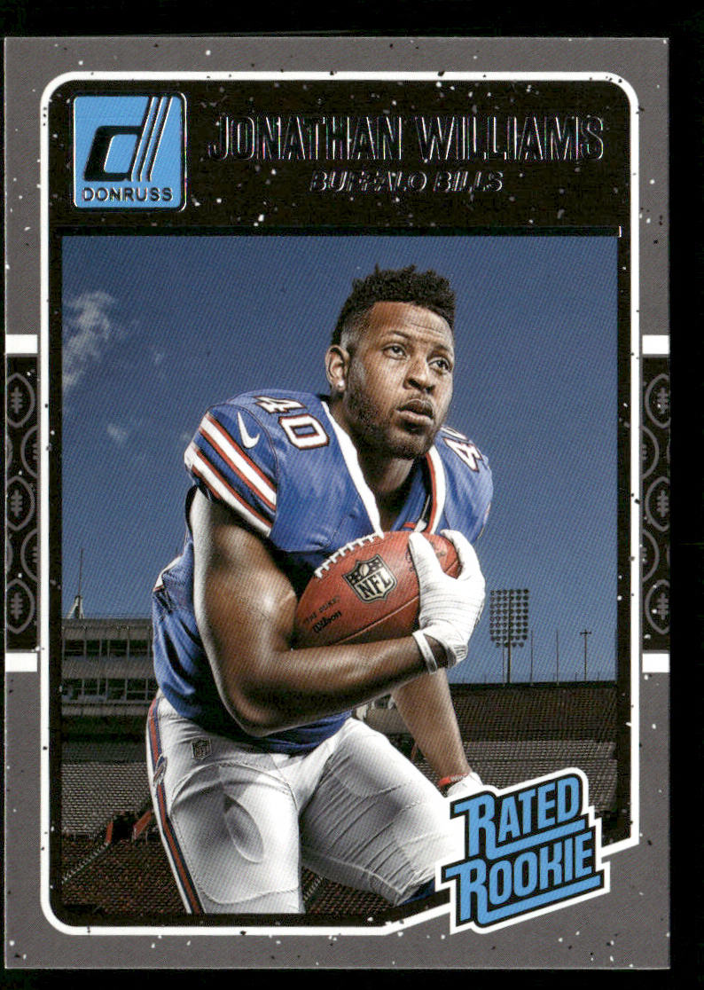 Jonathan Williams 2016 Donruss #376 RC Buffalo Bills