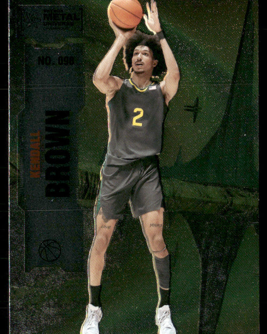 Kendall Brown 2022 SkyBox Metal Universe Champions #098