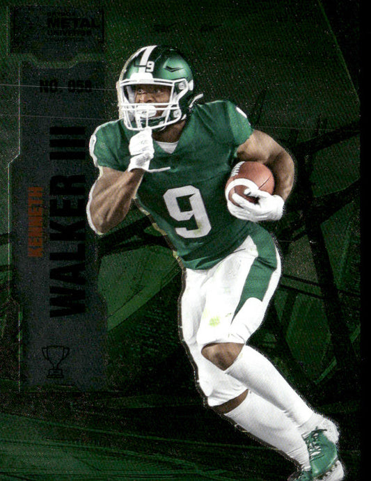 Kenneth Walker III 2022 SkyBox Metal Universe Champions #058