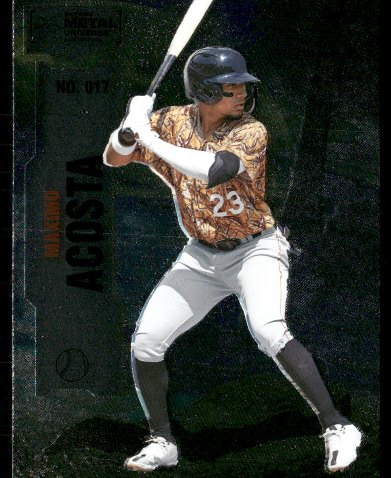 Maximo Acosta 2022 SkyBox Metal Universe Champions #017