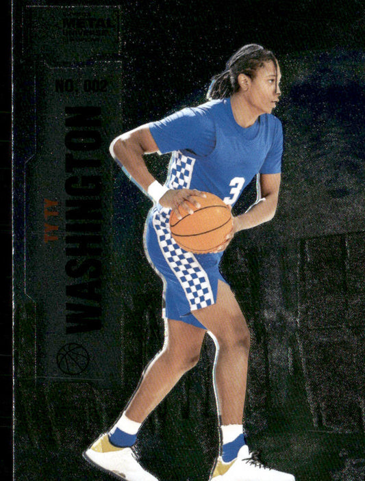 Ty Ty Washington 2022 SkyBox Metal Universe Champions #002