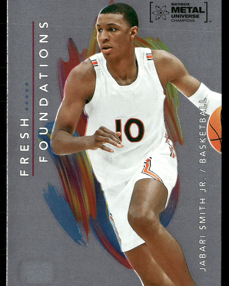 Jabari Smith 2022 SkyBox Metal Universe Champions Fresh Foundations #FF1