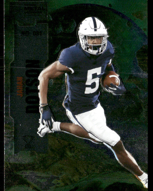 Jahan Dotson 2022 SkyBox Metal Universe Champions #031 Penn State Nittany Lions