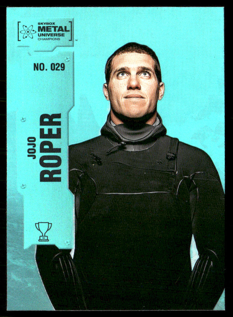 Jojo Roper 2022 SkyBox Metal Universe Champions Aqua #029