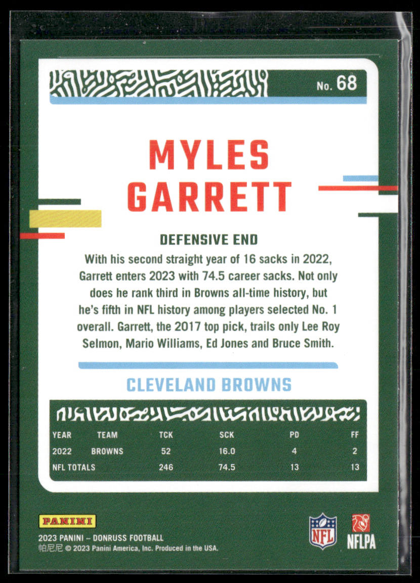 2023 Donruss #68 Myles Garrett