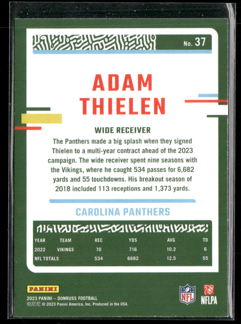 2023 Donruss #37 Adam Thielen