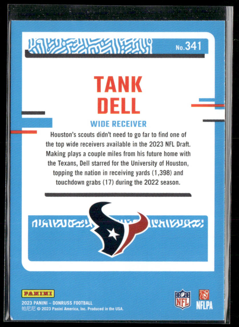 2023 Donruss #341 Tank Dell