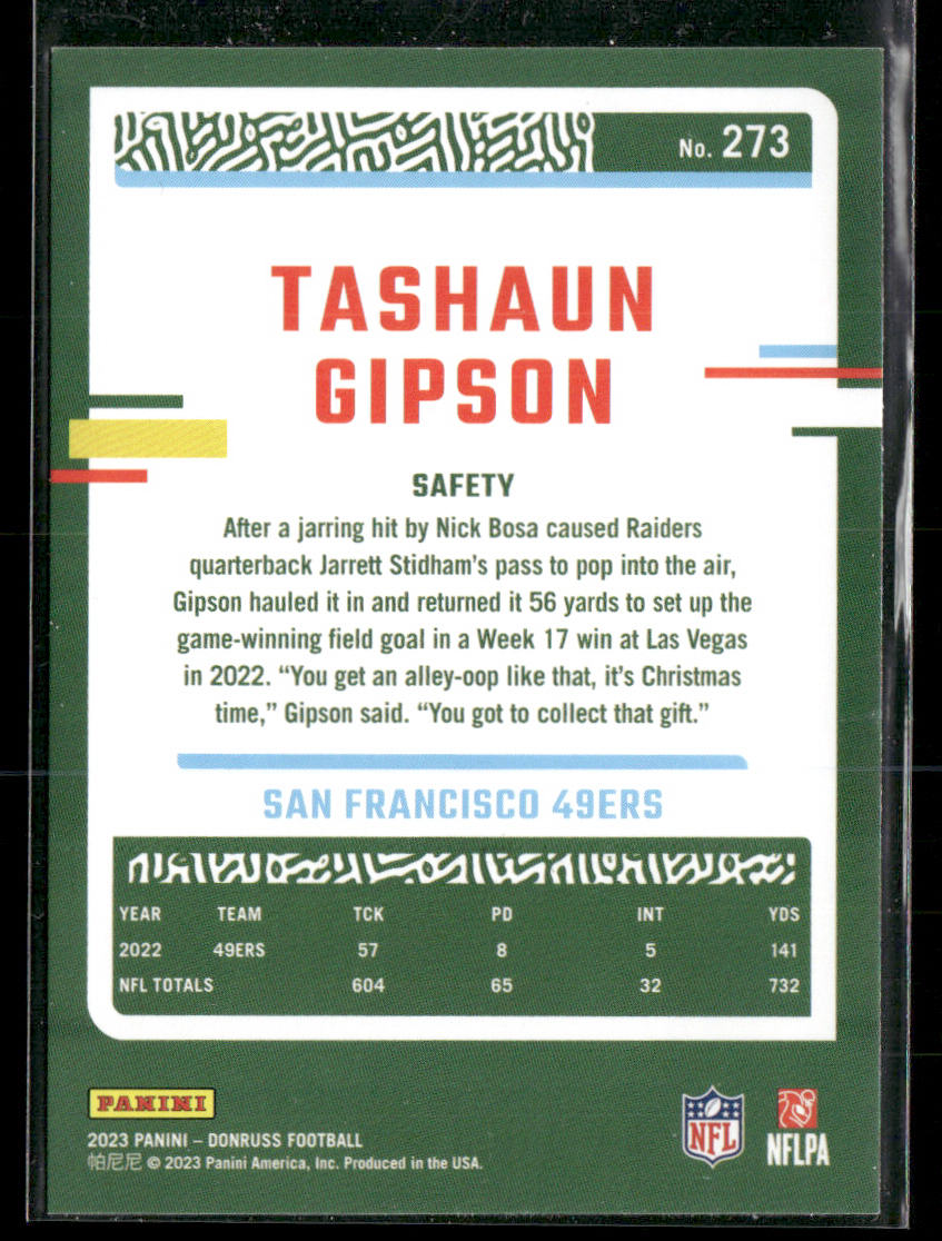 2023 Donruss #273 Tashaun Gipson