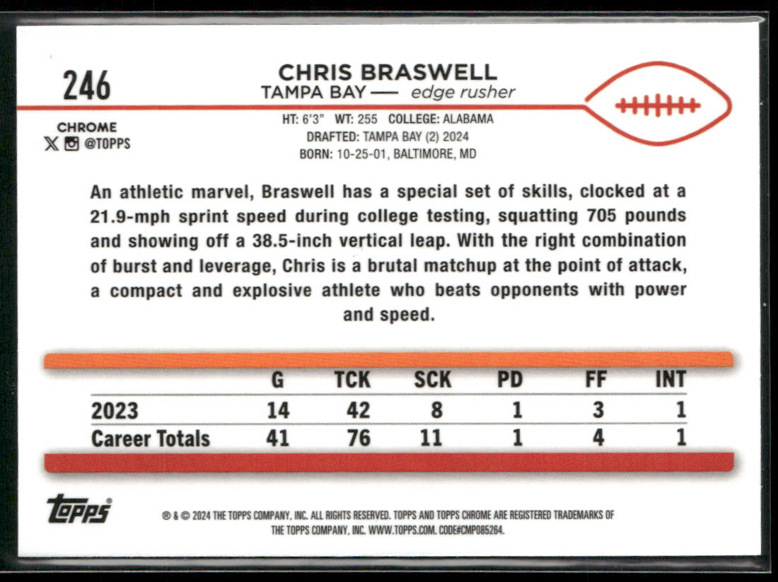 2024 Topps Chrome #246 Chris Braswell