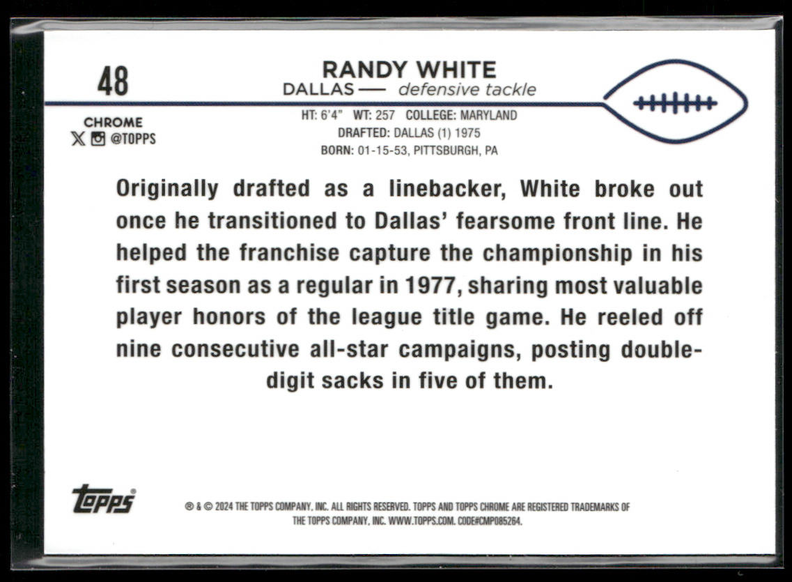 2024 Topps Chrome #48 Randy White
