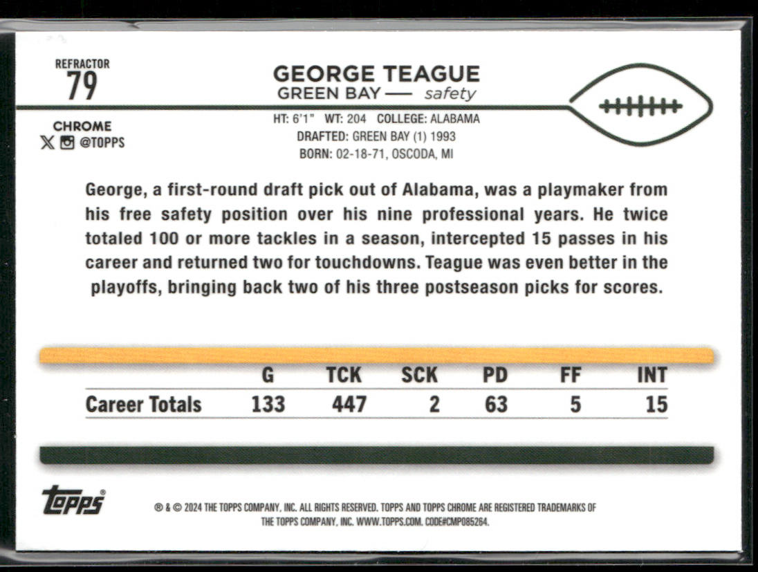 2024 Topps Chrome #79 George Teague