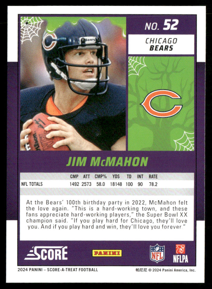 2024 Score-A-Treat #52 Jim McMahon