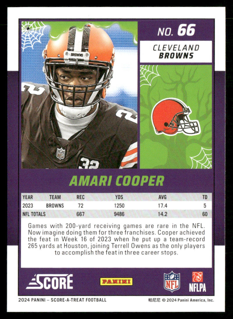 2024 Score-A-Treat #66 Amari Cooper