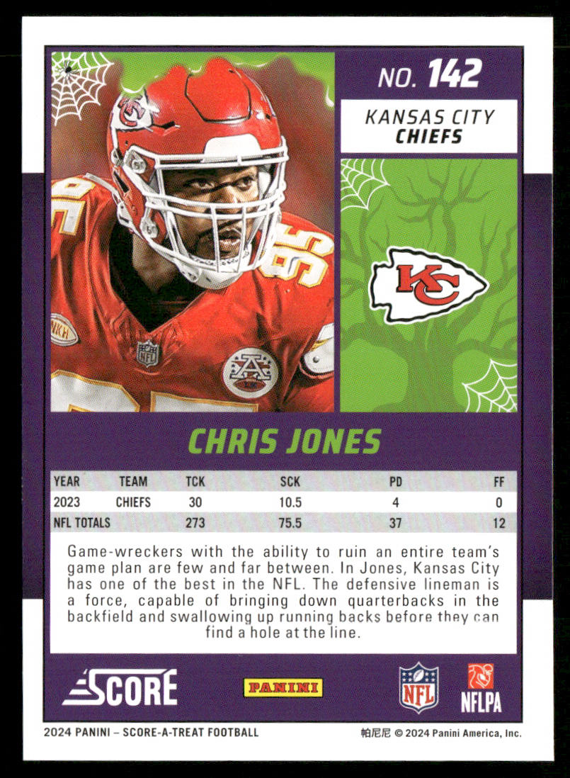 2024 Score-A-Treat #142 Chris Jones