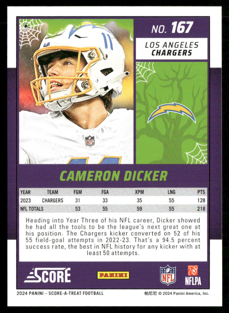 2024 Score-A-Treat #167 Cameron Dicker