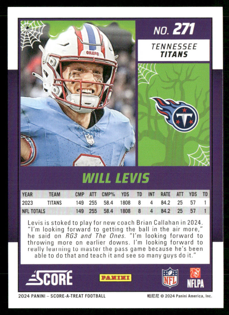 2024 Score-A-Treat #271 Will Levis