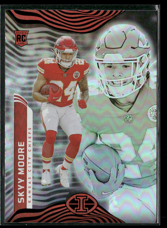 Skyy Moore 2022 Panini Illusions #45 RC Kansas City Chiefs