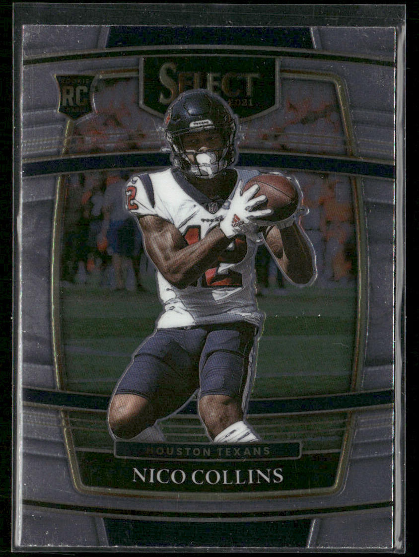 Nico Collins 2021 Panini Select #69 RC Houston Texans