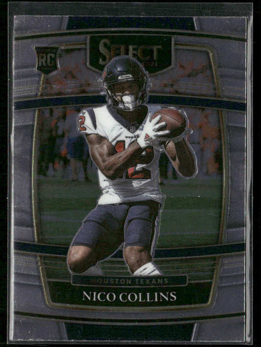 Nico Collins 2021 Panini Select #69 RC Houston Texans