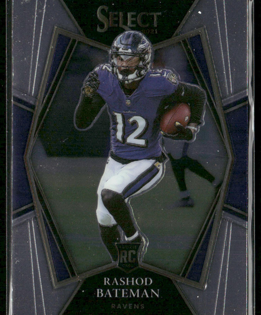 Rashod Bateman 2021 Panini Select #155 RC Baltimore Ravens