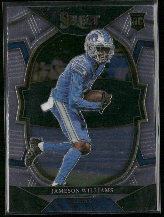 Jameson Williams 2022 Panini Select #57 RC Detroit Lions