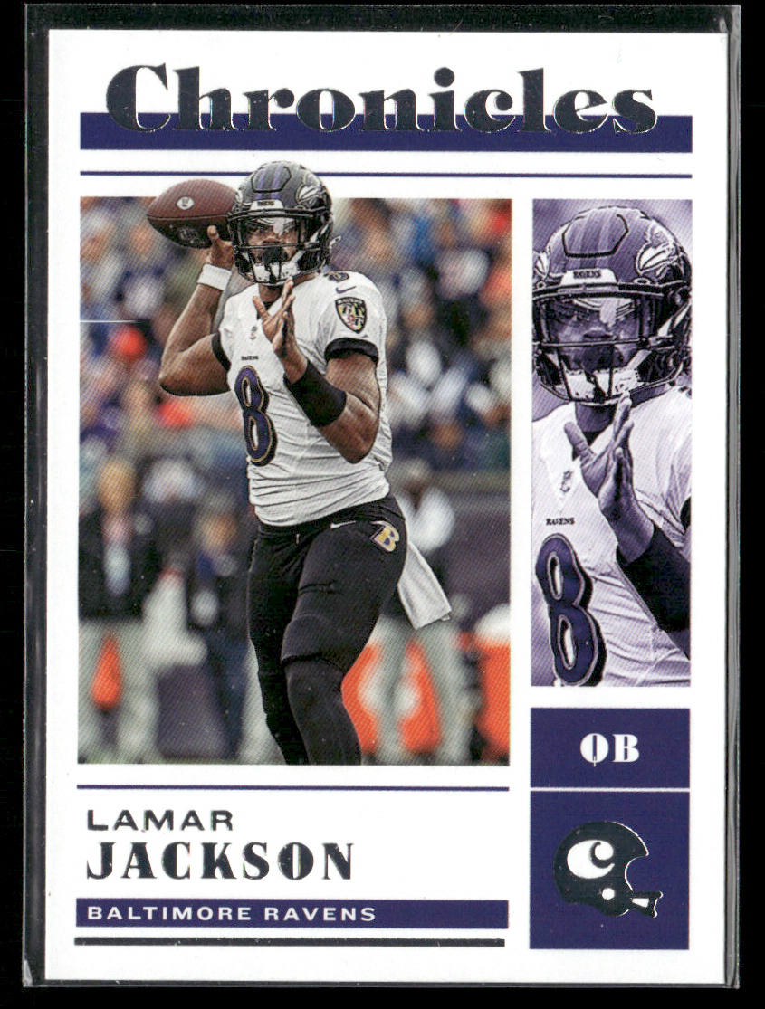 Lamar Jackson 2022 Panini Chronicles #6 Baltimore Ravens