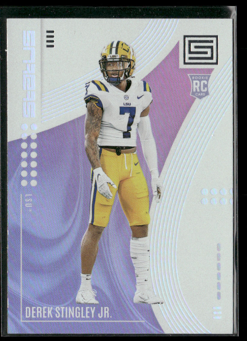 Derek Stingley Jr. 2022 Panini Chronicles Draft Picks Status #3 LSU Tigers
