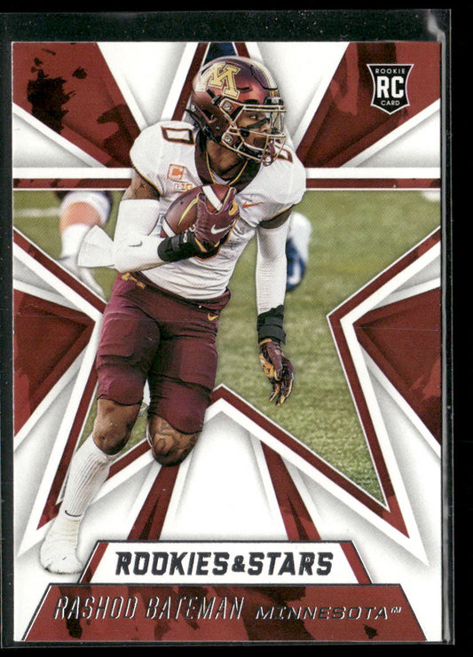 Rashod Bateman 2021 Panini Chronicles Draft Picks #312 Minnesota Golden Gophers